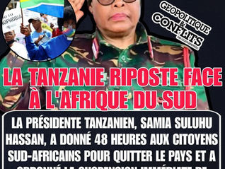 Tensions diplomatiques en Afrique australe : la Tanzanie frappe fort contre l’Afrique du Sud