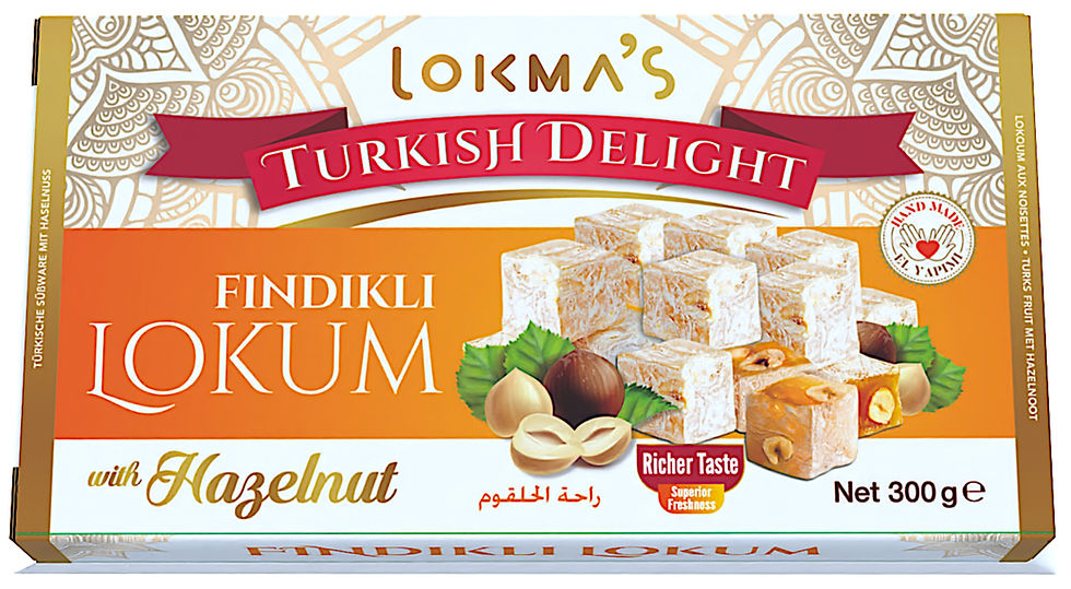 Turkish Delight w/ Hazelnut