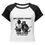 Thumbnail: 10th Avenue Purrout Women’s micro rib raglan baby tee