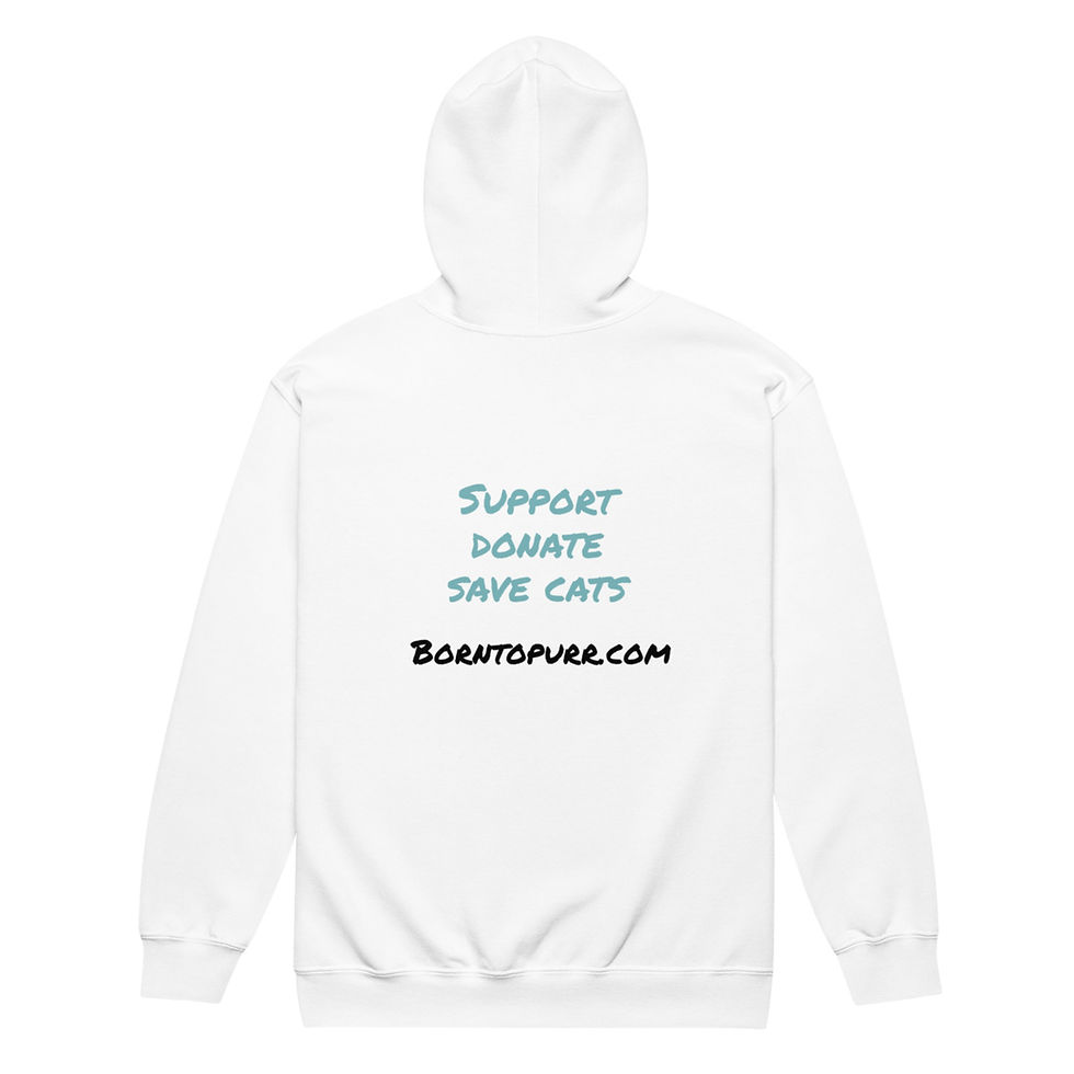 Thumbnail: Bandita Logo Support Cats Unisex heavy blend zip hoodie
