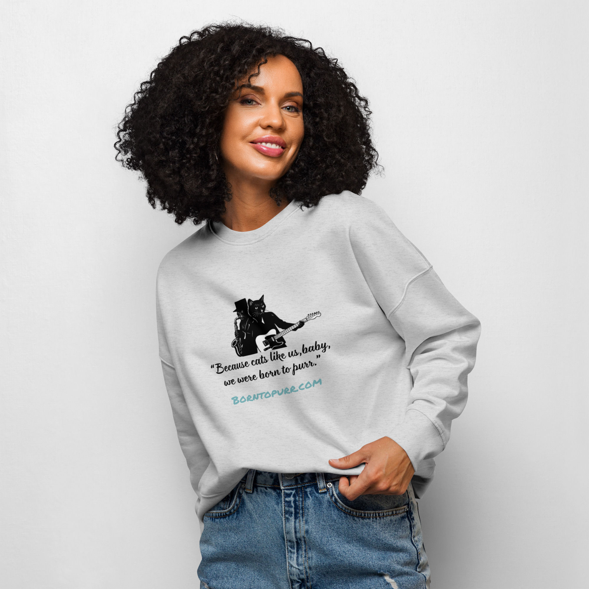 Cats Like us... Women’s organic crew neck sweatshirt