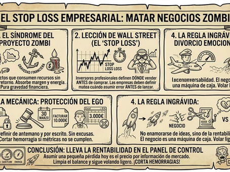 🧟 Cómo matar a tus "Negocios Zombi" antes de que hundan tu rentabilidad. El “Stop Loss” Empresarial.