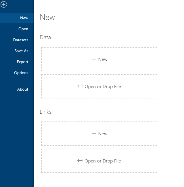Dataset editor
