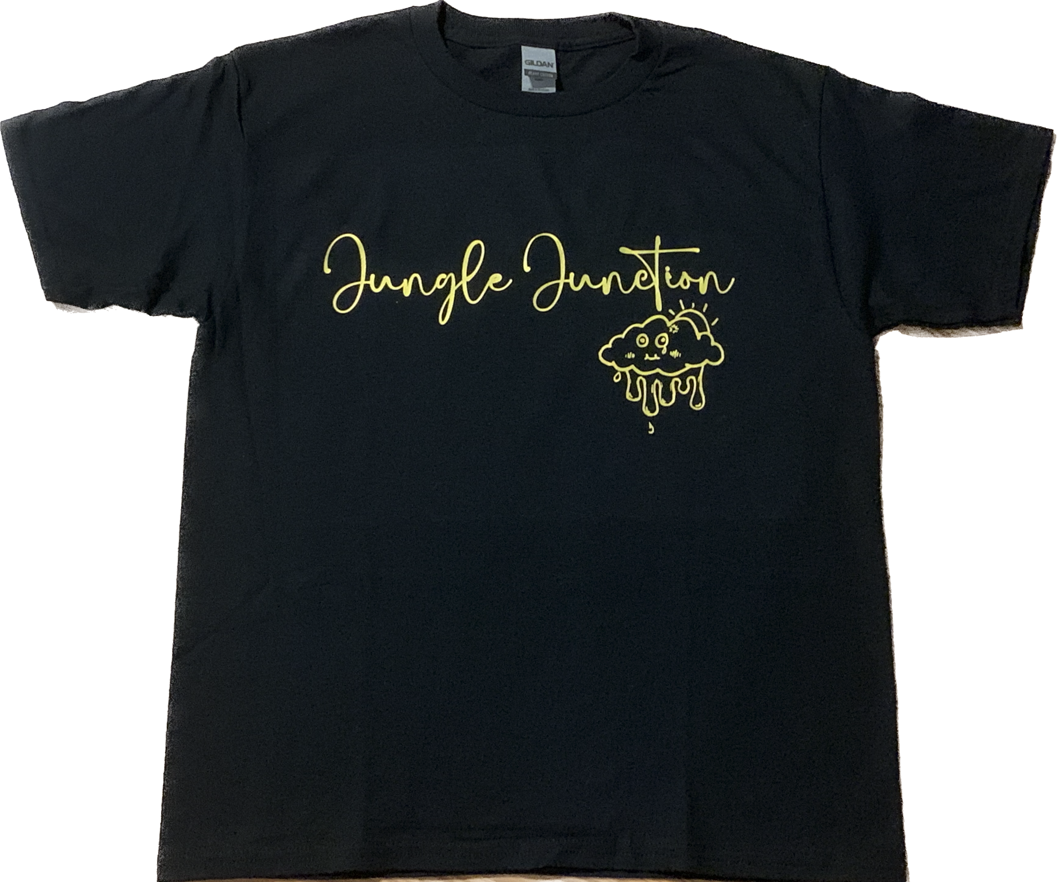 Cloud Logo T-Shirt - Black & Gold