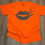 Thumbnail: Halloween Bat Lips T-Shirt - Orange