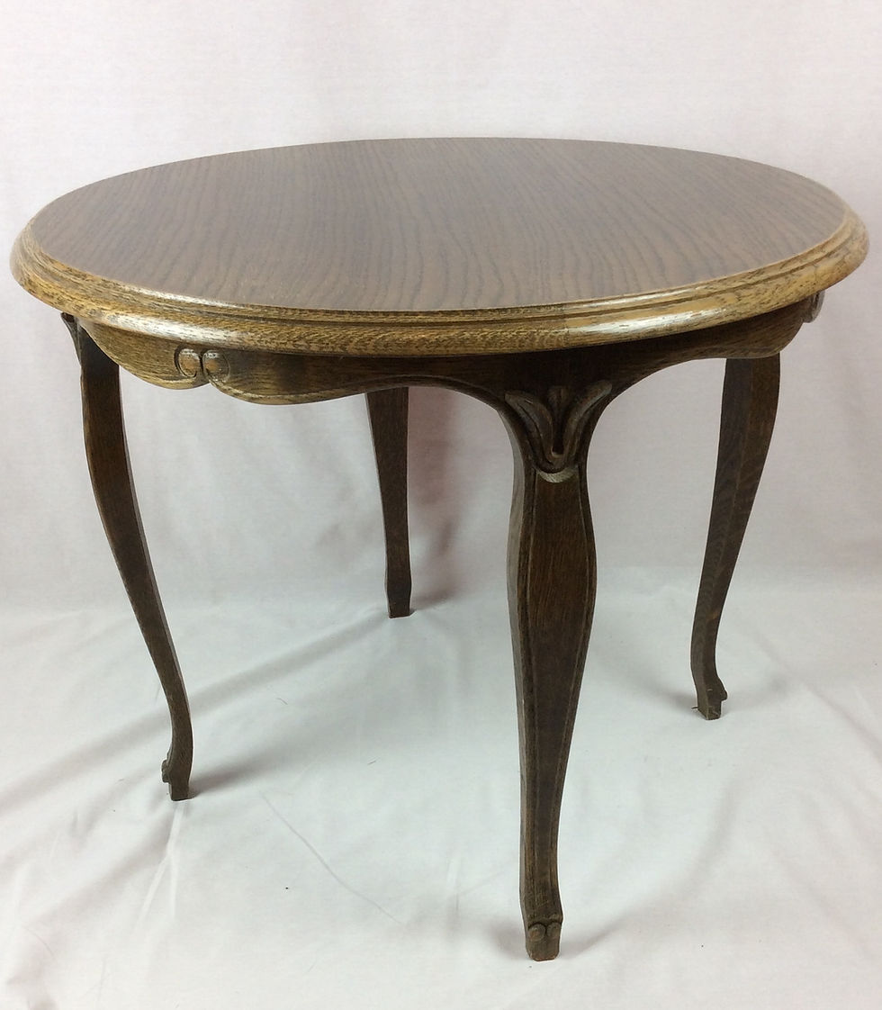 Miniature : Petite table en chêne