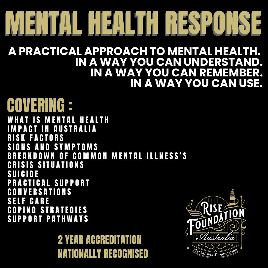 Mental Health Response - ONLINE LEARNING
