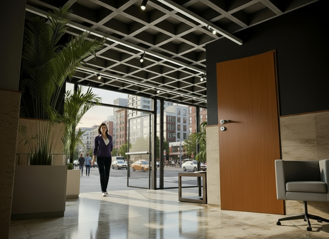 Hall de entrada edifício Maringá