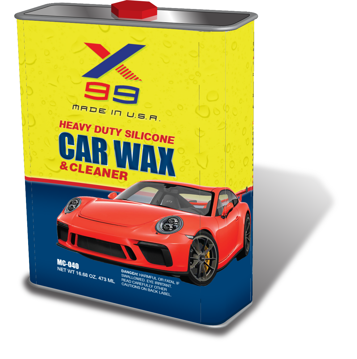 X99 Car Wax Can.