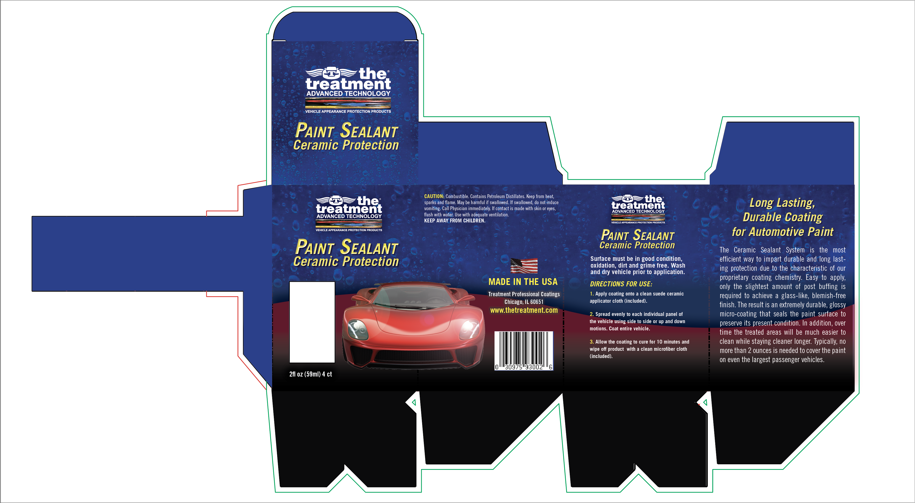 The Treatment Paint Sealant package
