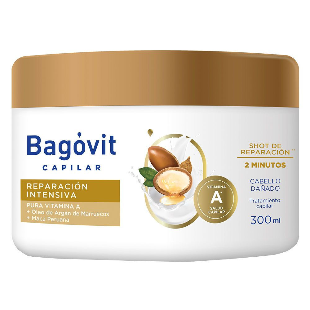MÁSCARA CAPILAR BAGOVIT REPARACIÓN INTENSIVA X 300 ML