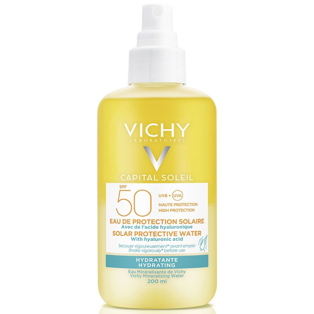 AGUA DE PROTECCIÓN SOLAR VICHY HIDRATANTE FPS 50 X 200 ML