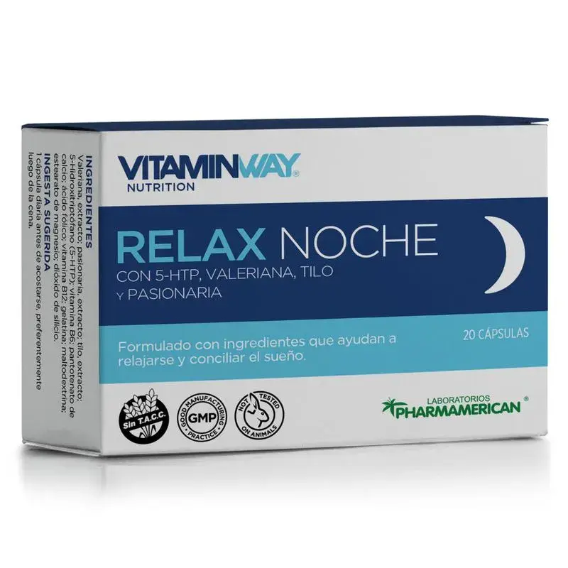 SUPLEMENTO DIETARIO VITAMIN WAY RELAX NOCHE X 20 U