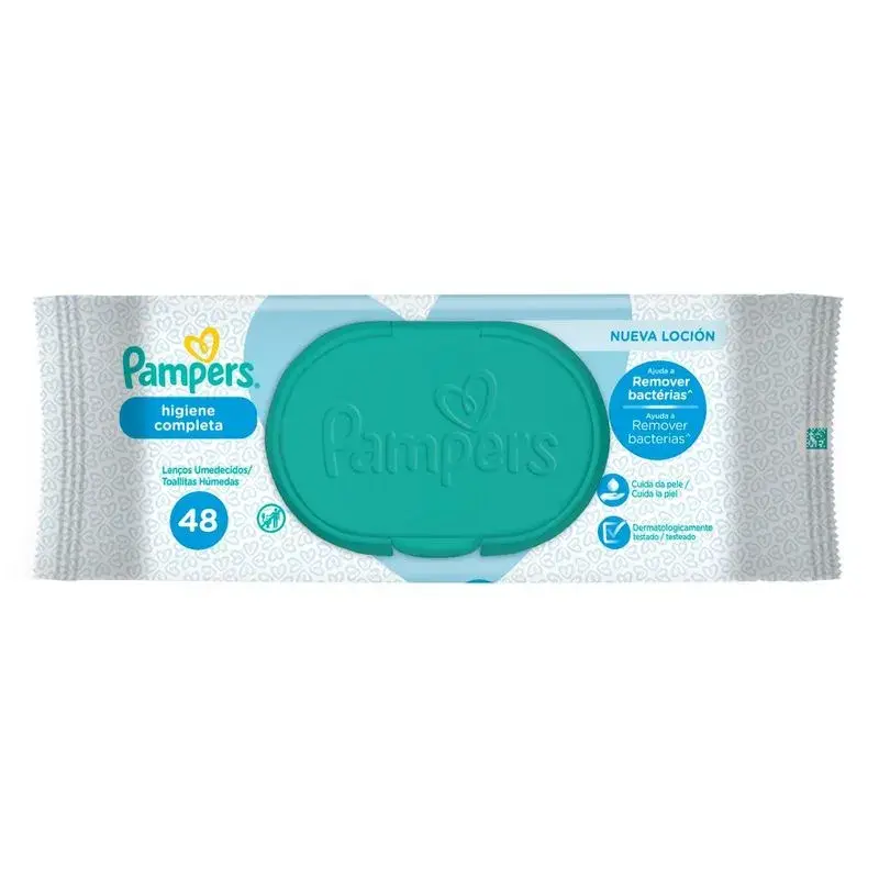 TOALLITAS HUMEDAS PAMPERS HIGIENE COMPLETA X 48