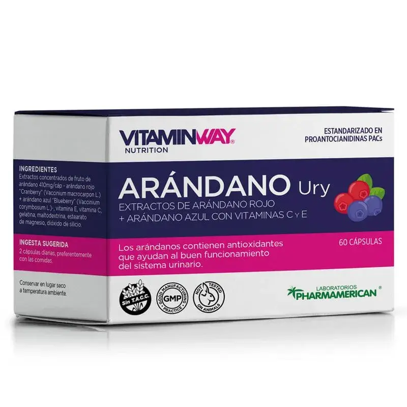SUPLEMENTO DIETARIO VITAMIN WAY ARANDANO URY X 60 U