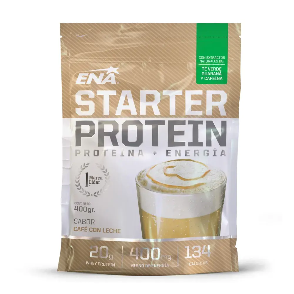 SUPLEMENTO DIETARIO ENA STARTER PROTEIN SABOR CAFÉ CON LECHE X 400 GR