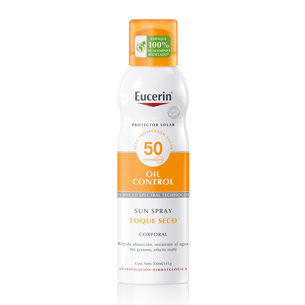 PROTECTOR SOLAR EUCERIN SPRAY CORPORAL TOQUE SECO FPS 50 X 200 ML