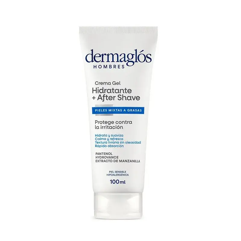 CREMA FACIAL DERMAGLOS HOMBRES AFTERSHAVE X 100 GR