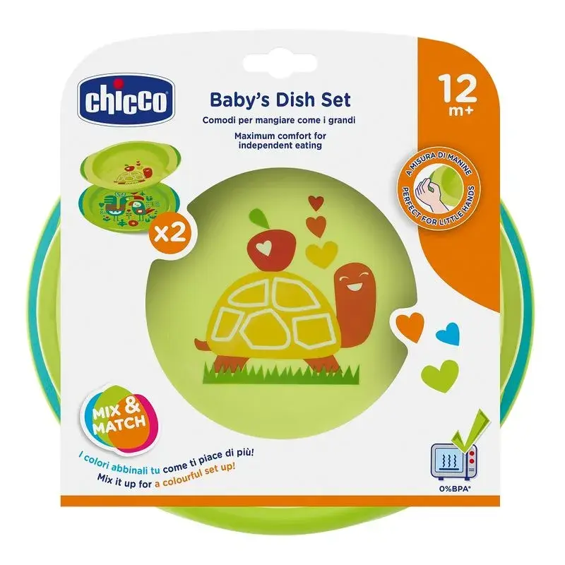SET DE PLATOS CHICCO BABYS 12 M +
