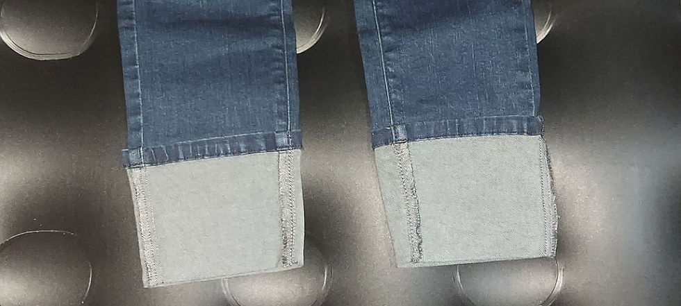 Thumbnail: Calzedonia Cuffed Denim Jeans