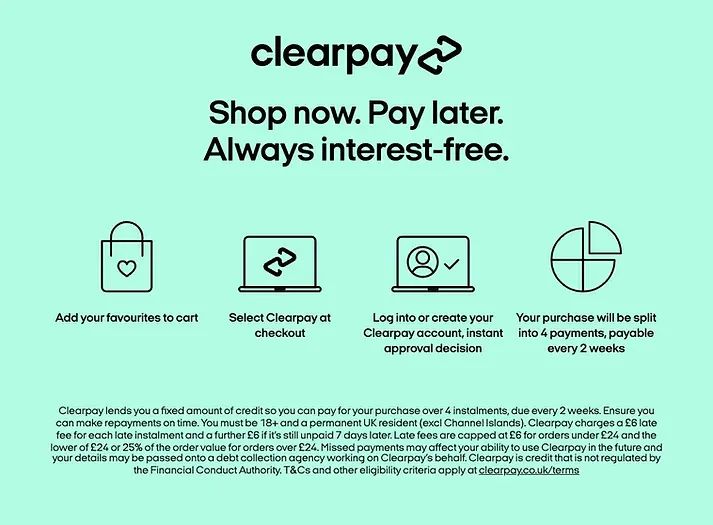 Information about the payment Option Clear pay