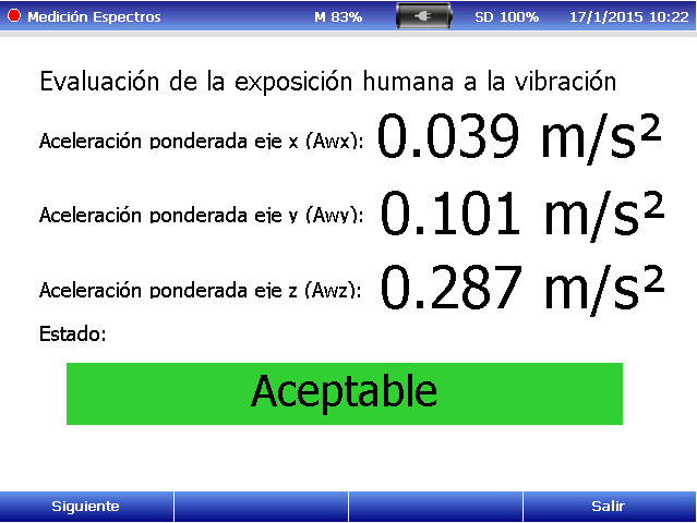Evaluación exposición Mano/Brazo