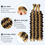 Miniature : Human Braiding Hair for Boho Braids,150g 20 inch 3 Bundles Highlight Deep Water