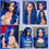 Miniature : Blue Lace Front Wig Human Hair 13x4 Body Wave Blue Human Hair Wig Colored Lace 