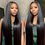 Miniature : Black Straight Glueless Human Hair Wig