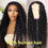 Miniature : Black Deep Wave 4x4 Lace Front Human Hair Wig