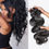 Miniatura: LUVME Invisible Clip in Hair Extensions, Yaki Straight Real Human Hair 18 Inch 
