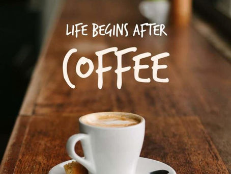 Yup! That’s about to start...☕️☕️☕️