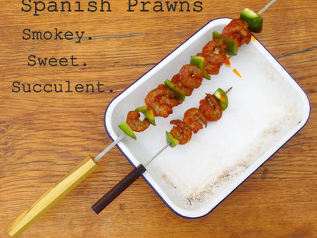 Saturday Skewer Sessions: Spanish Prawns