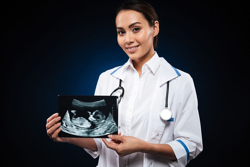 Couple consulting with IVF specialist at a modern IVF Center in Ahmedabad for fertility treatment.
