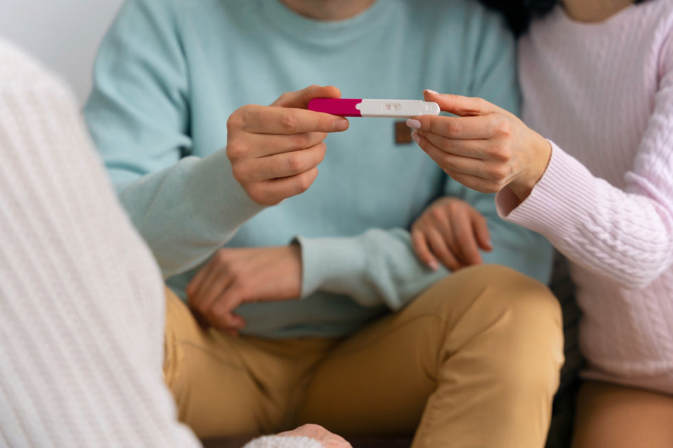 Couple consulting at an IVF center in Ahmedabad for fertility treatment