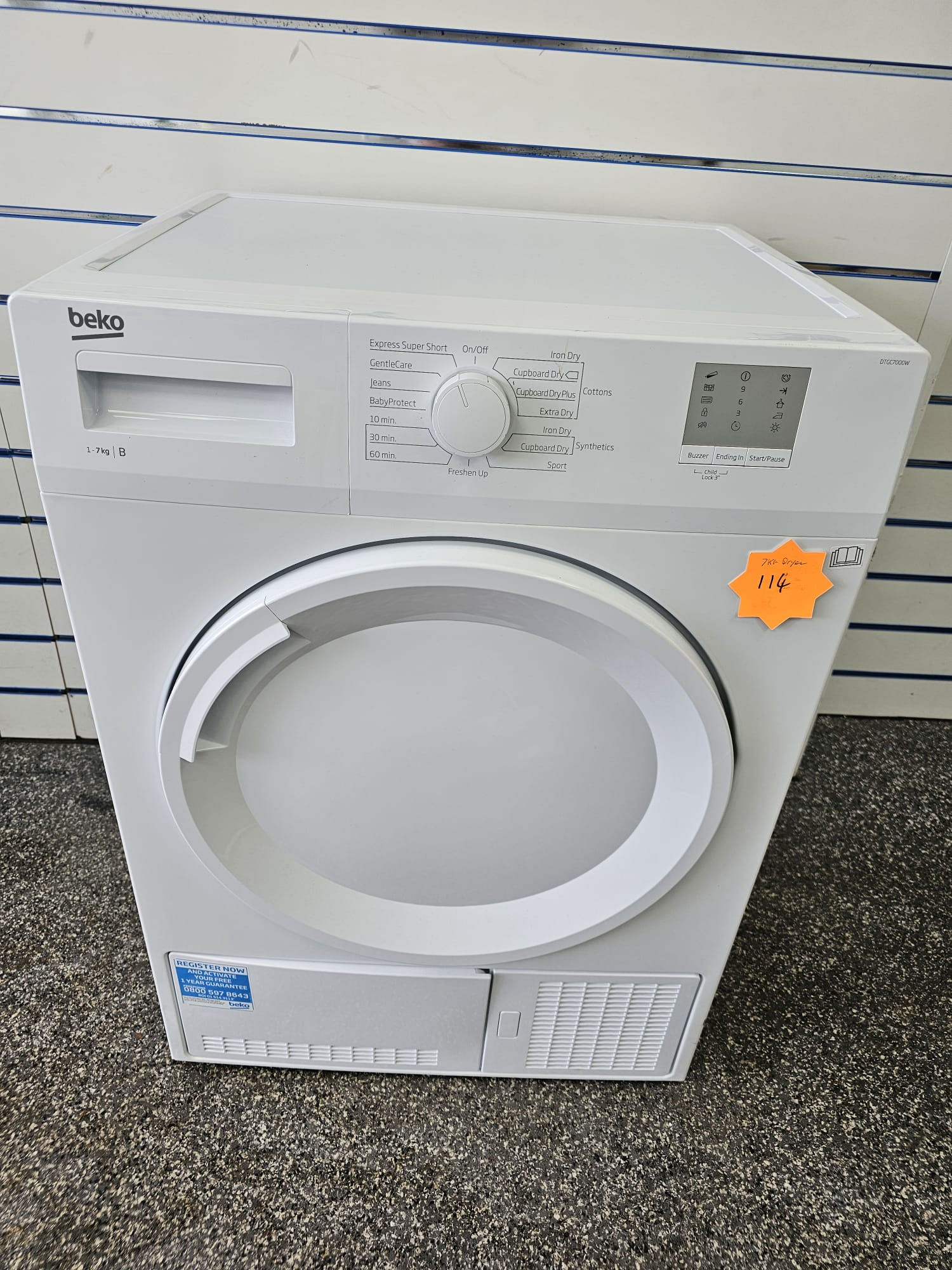 Beko DTGC7000W Condenser Tumble Dryer