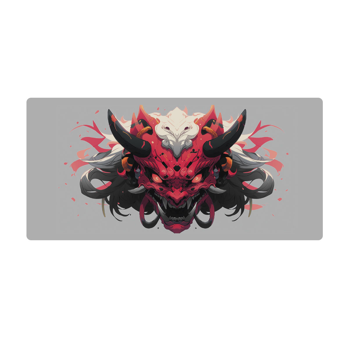Mousepad impermeable XXL 90x40 cm Demon Mask