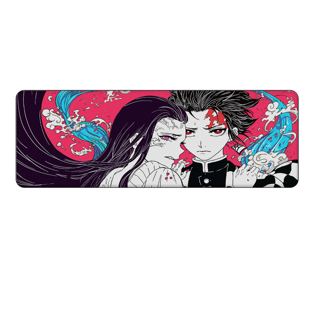 Mousepad XL 80X30 cm Kimetsu No Yaiba pink