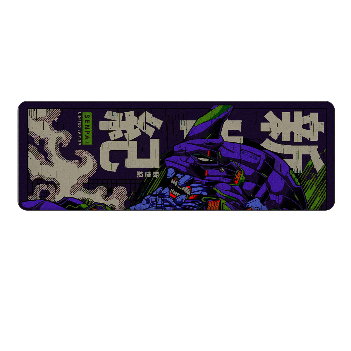 Mouse pad XL Evangelion Kanjis sin bordado 80x30 cm