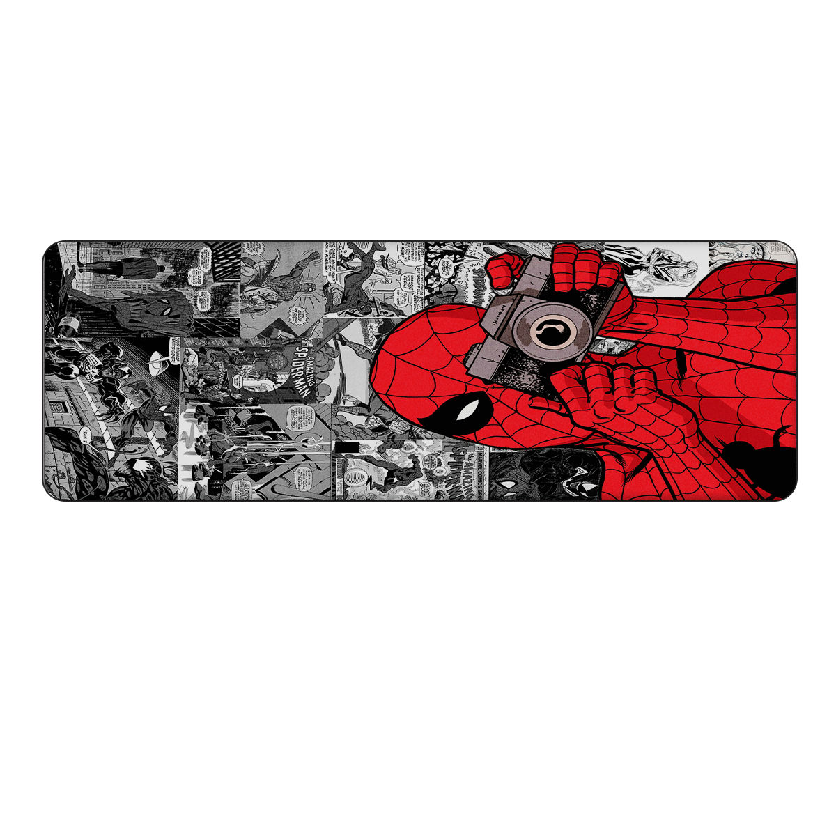 Mousepad XL 80x30 Spiderman Camera