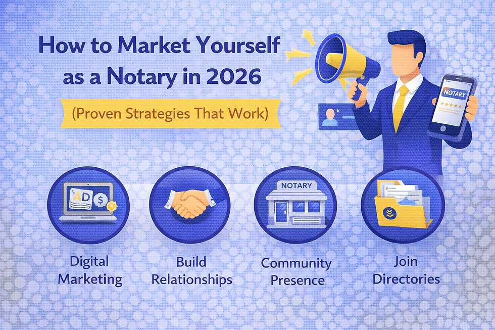 How to Market Yourself as a Notary in 2026 (Proven Strategies That Work)