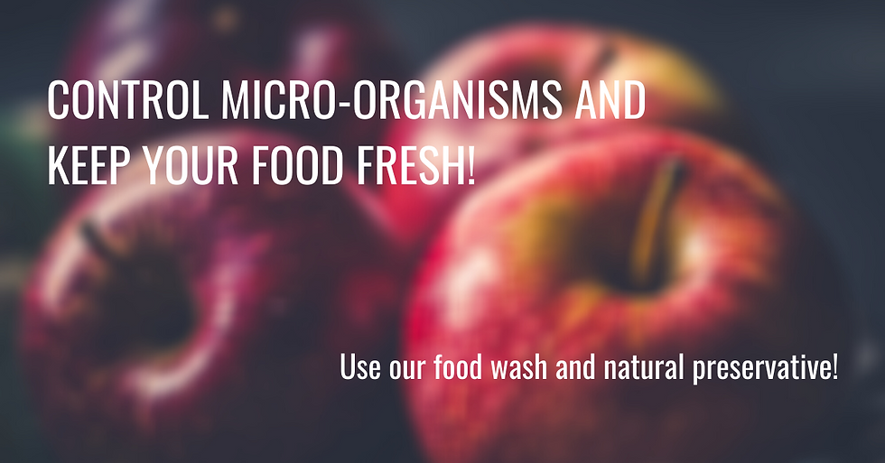 Food Wash and Natural Preservative