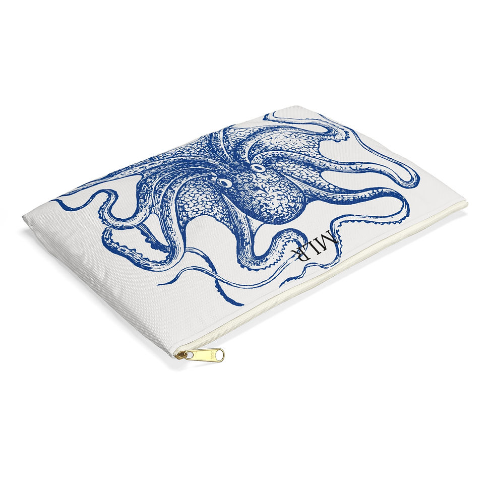Thumbnail: Blue Octopus Accessory Pouch