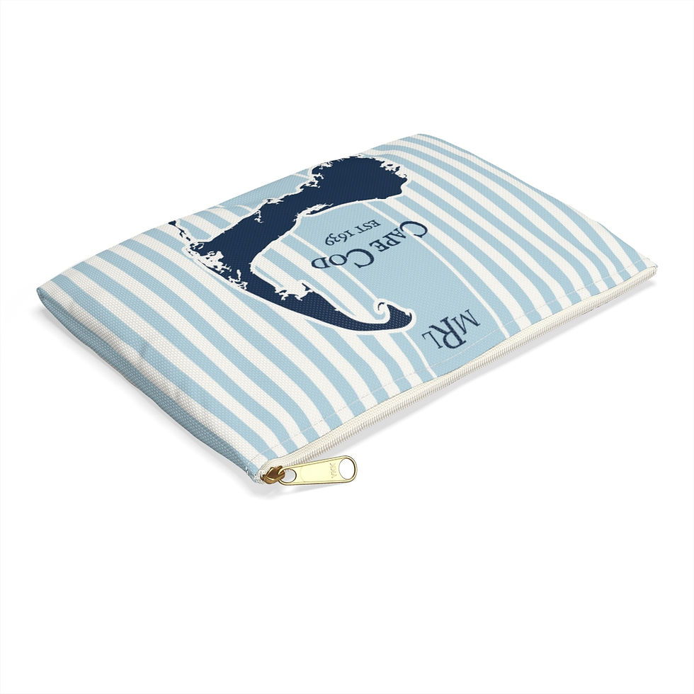 Thumbnail: Cape Cod Personalized Monogram accessory bag.