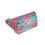 Thumbnail: Pink Flamingo print, Personalized accessory bag. T-bottom pouch.