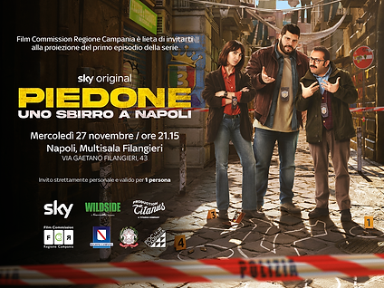 POSTER PIEDONE SERIE TV SKY