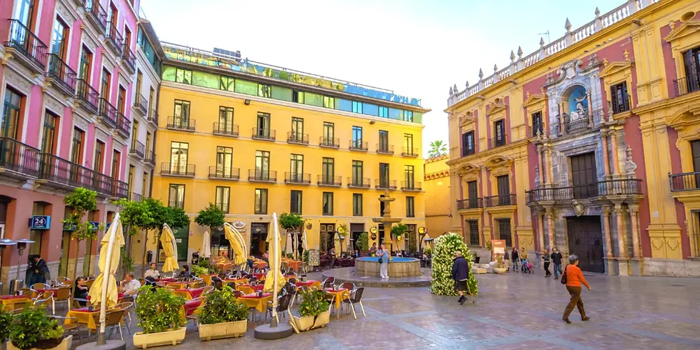 Rue colorée Malaga