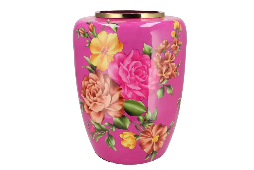 Miniature : Vase métal "june" 45cm