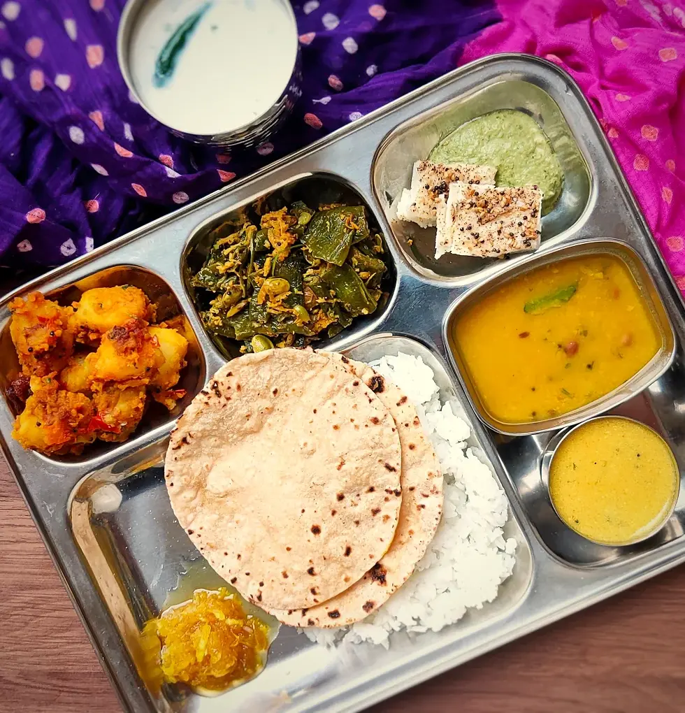 Arranged Food and Objects