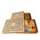 Thumbnail: Gold/Peach Embellished Floral Gift Box Set (2-Piece)